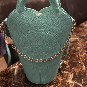 Tiffany & Co. Turquoise Mini Bag with Chain